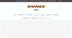Desktop Screenshot of dunesurfstore.com